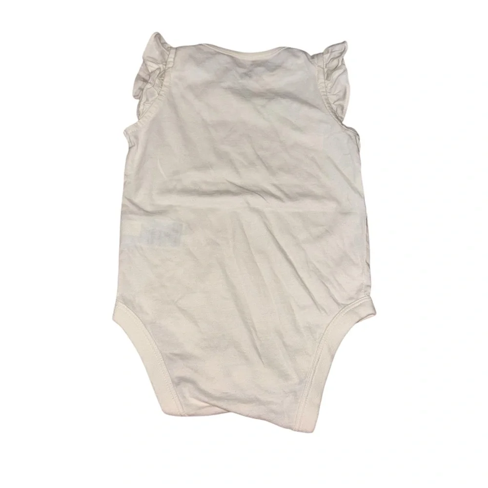 baby GAP Onesie with 'Hello Dad' Print White Size 6-12 Months